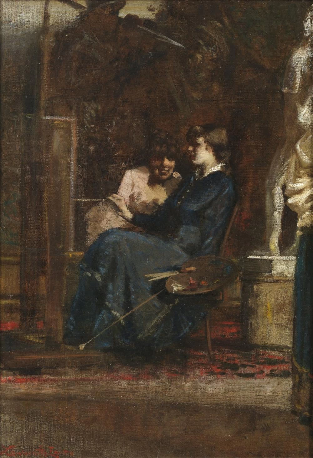 La giovane pittrice